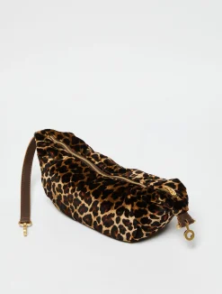 Animalier velvet hobo bag