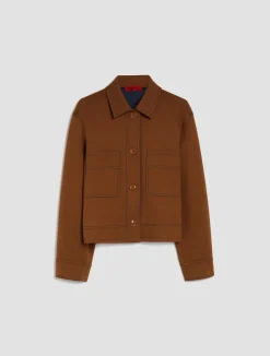 Boxy-fit jersey jacket