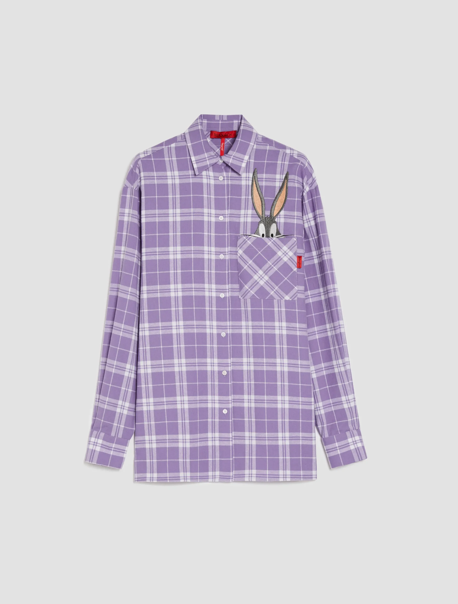 Checked flannel shirt MAX&Co. with Looney Tunes