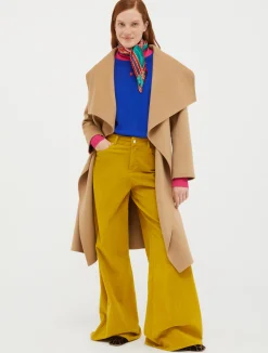 Coat in double wool/cashmere