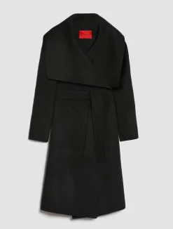 Coat in double wool/cashmere