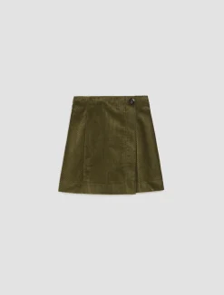 Corduroy mini skirt