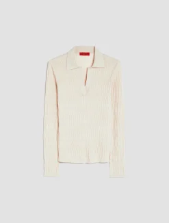 Cotton and modal polo shirt