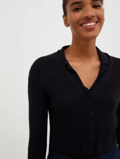 Cotton and modal-blend cardigan