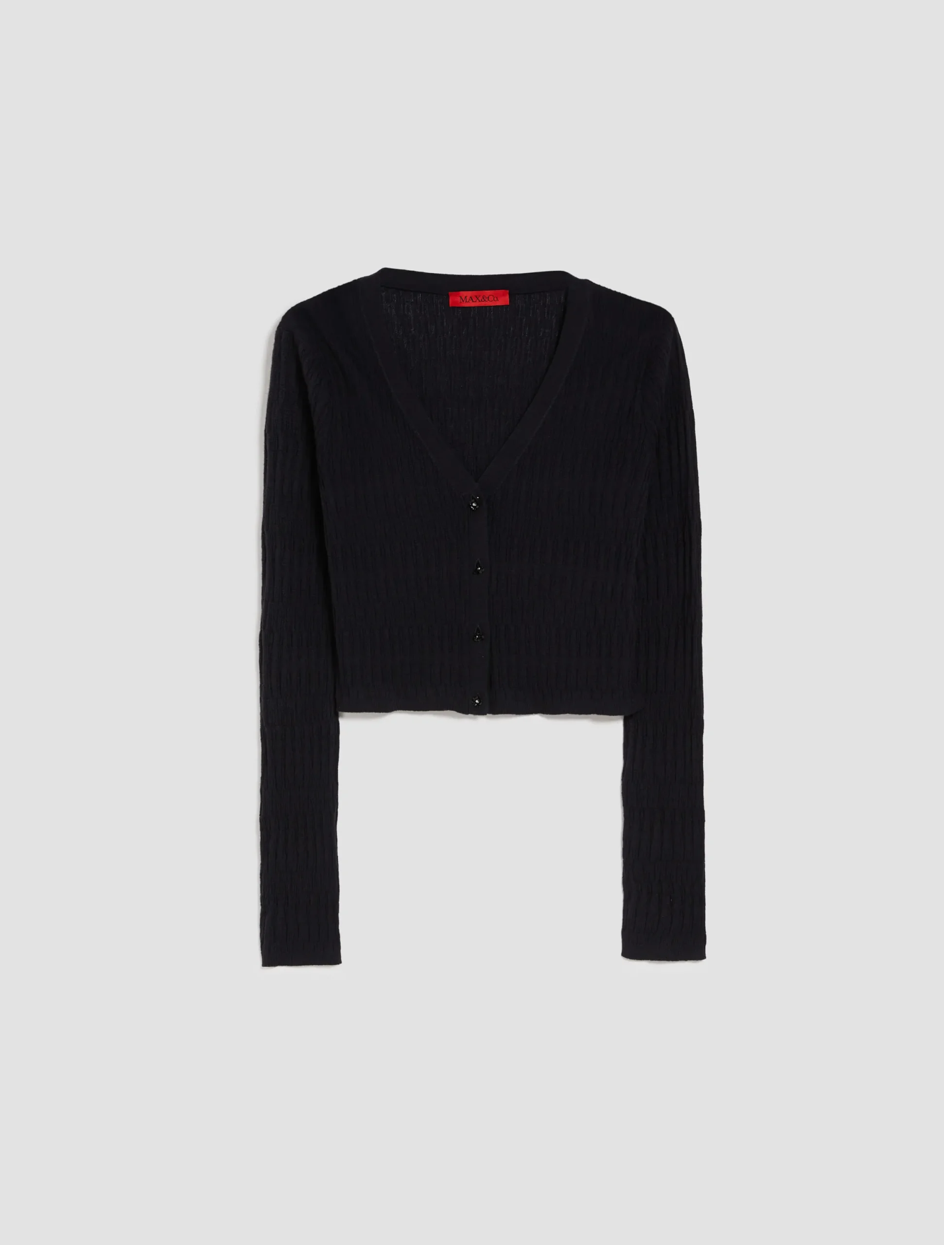 Cotton and modal-blend cardigan