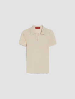 Cotton and modal-blend polo shirt