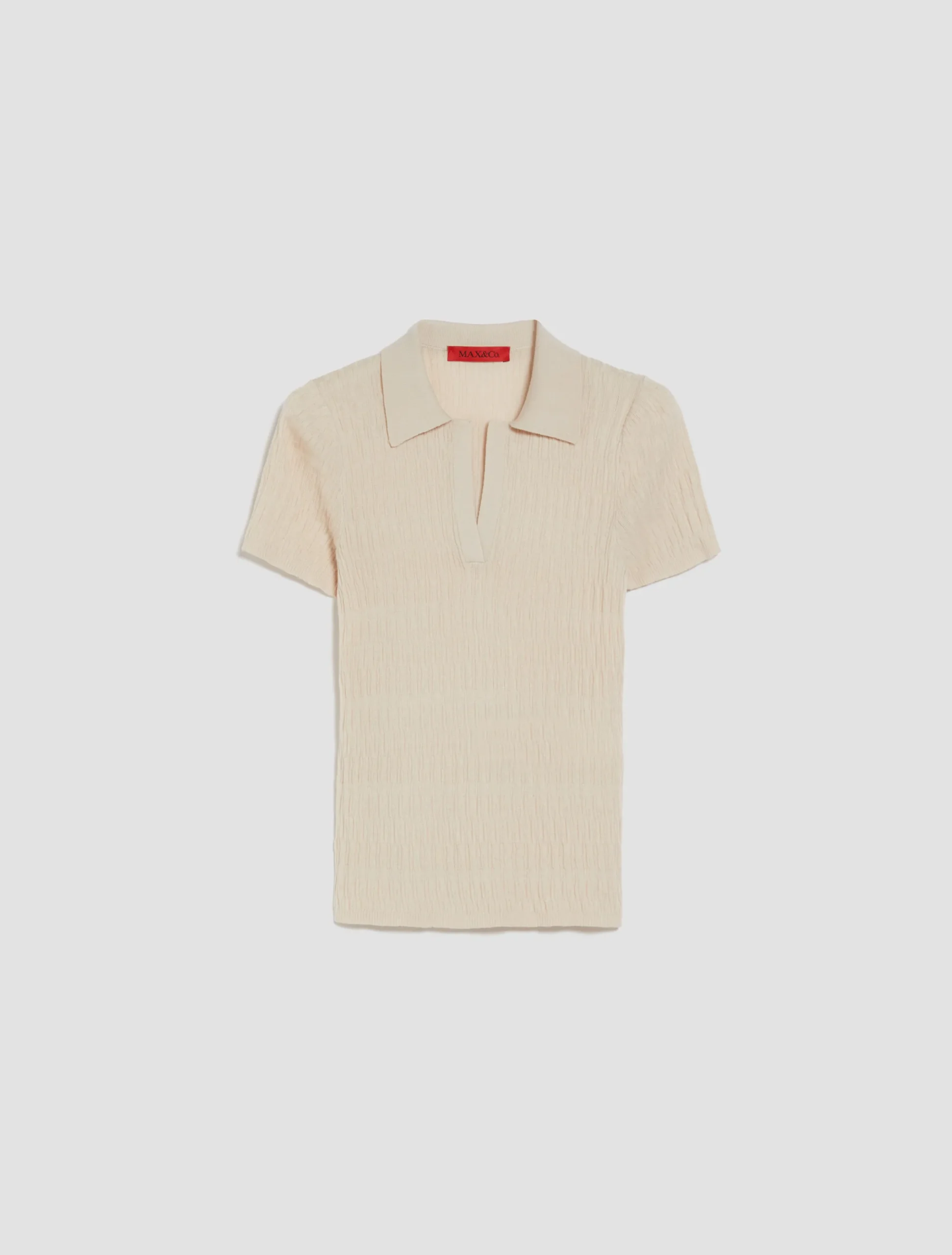 Cotton and modal-blend polo shirt