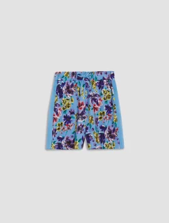 Cotton-fleece Bermuda shorts