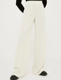 Crepe palazzo trousers