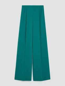Crepe palazzo trousers