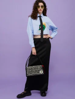 Crocheted bag MAX&Co. with Looney Tunes