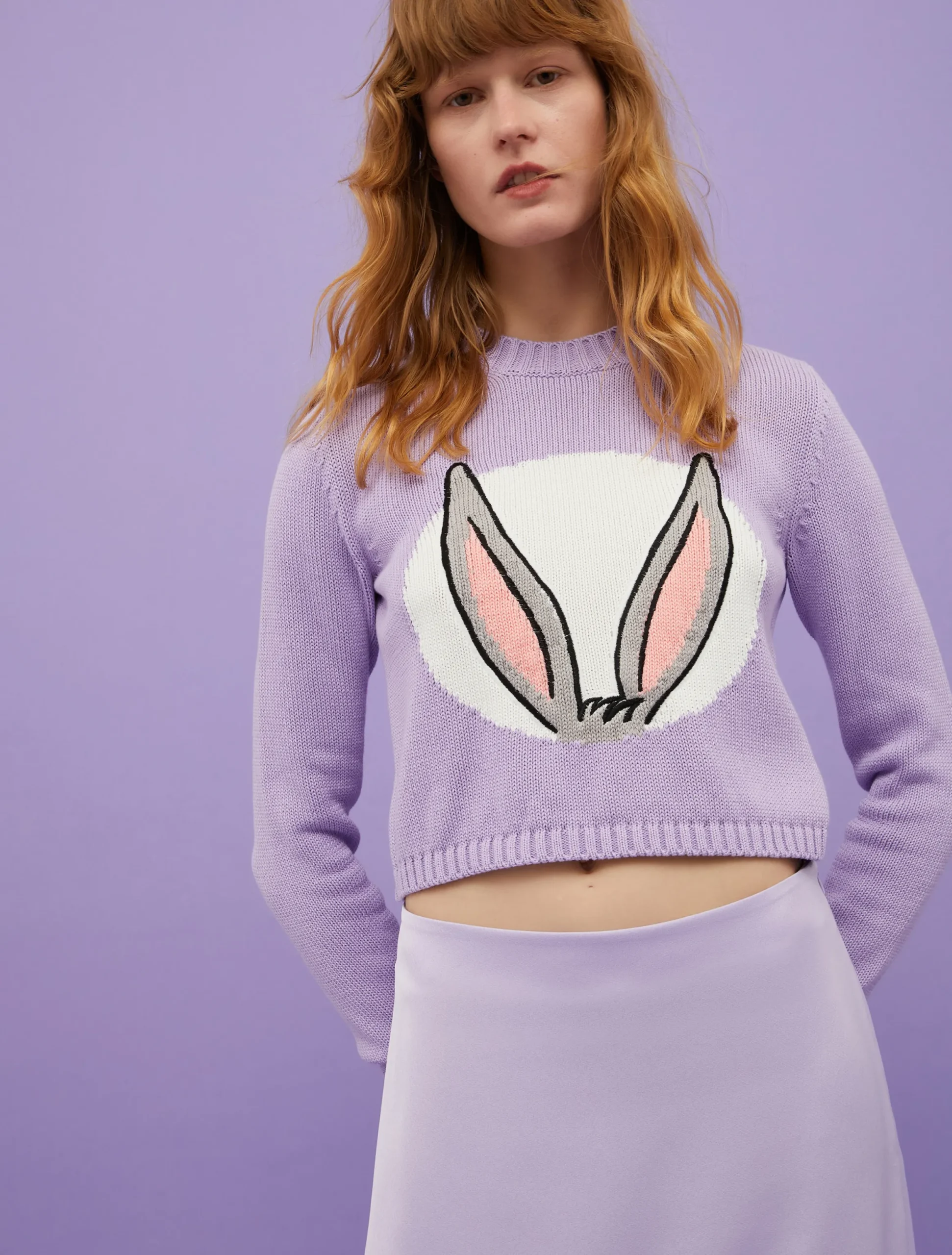 Cropped jumper MAX&Co. with Looney Tunes