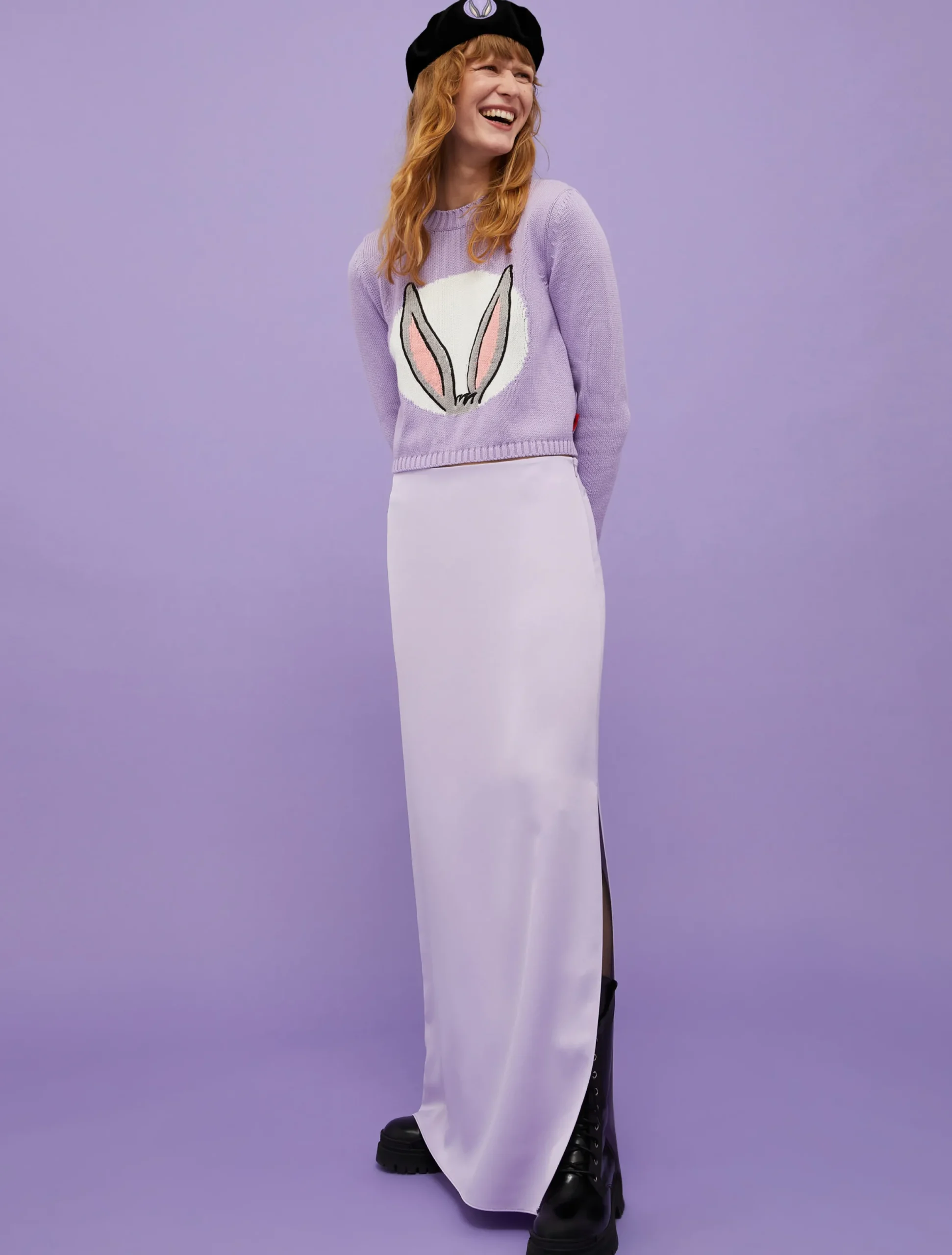 Cropped jumper MAX&Co. with Looney Tunes