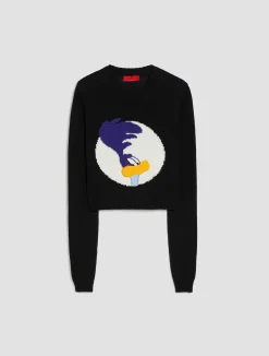 Cropped jumper MAX&Co. with Looney Tunes