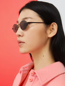 De-Coated oval eyeglasses
