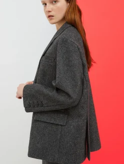 De-Coated with Anna Dello Russo flannel blazer