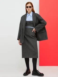 De-Coated with Anna Dello Russo flannel blazer