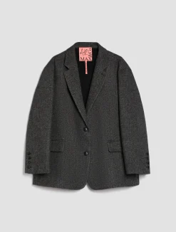 De-Coated with Anna Dello Russo flannel blazer