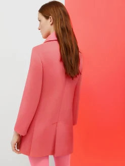 De-Coated with Anna Dello Russo wool-blend pea coat
