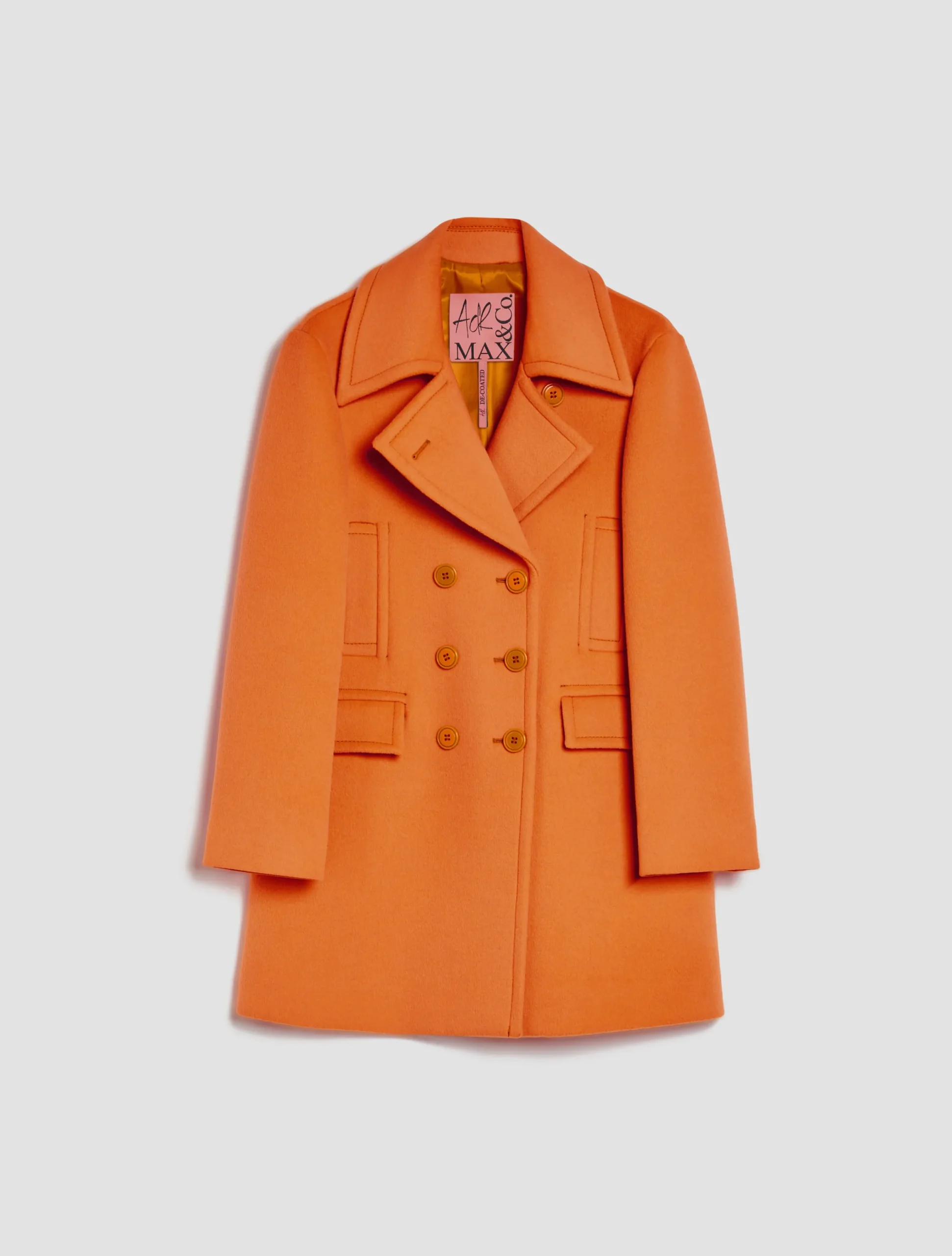 De-Coated with Anna Dello Russo wool-blend pea coat