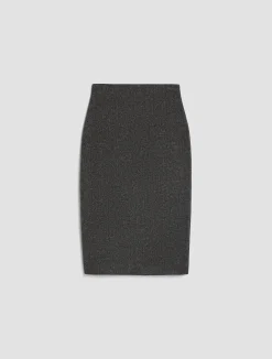De-Coated with Anna Dello Russo flannel pencil skirt