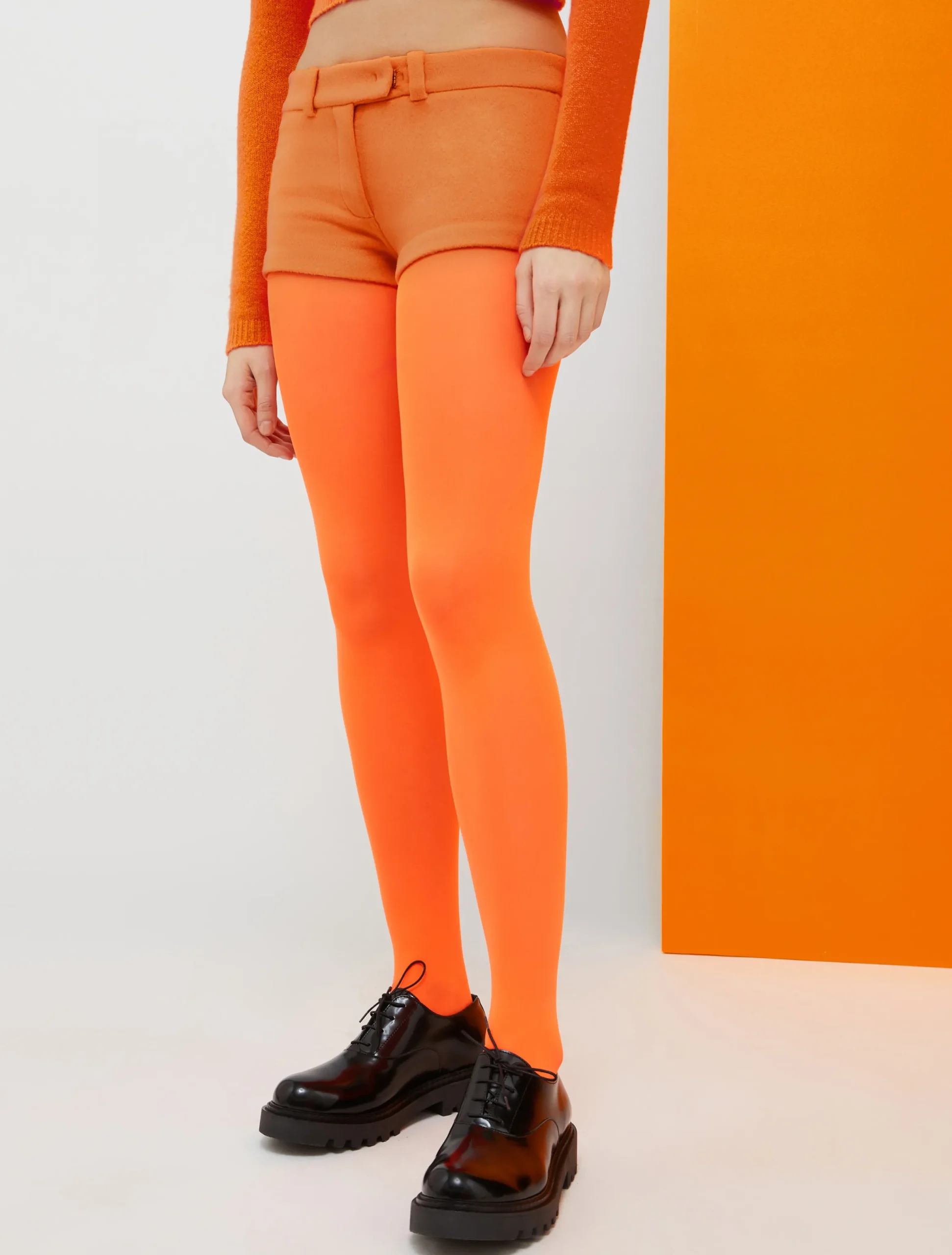 De-Coated with Anna Dello Russo wool-blend shorts