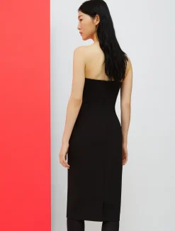 De-Coated with Anna Dello Russo bustier midi dress
