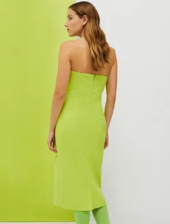 De-Coated with Anna Dello Russo bustier midi dress