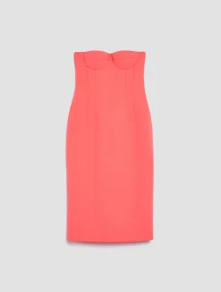 De-Coated with Anna Dello Russo bustier midi dress