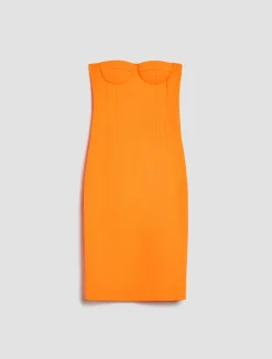 De-Coated with Anna Dello Russo bustier midi dress