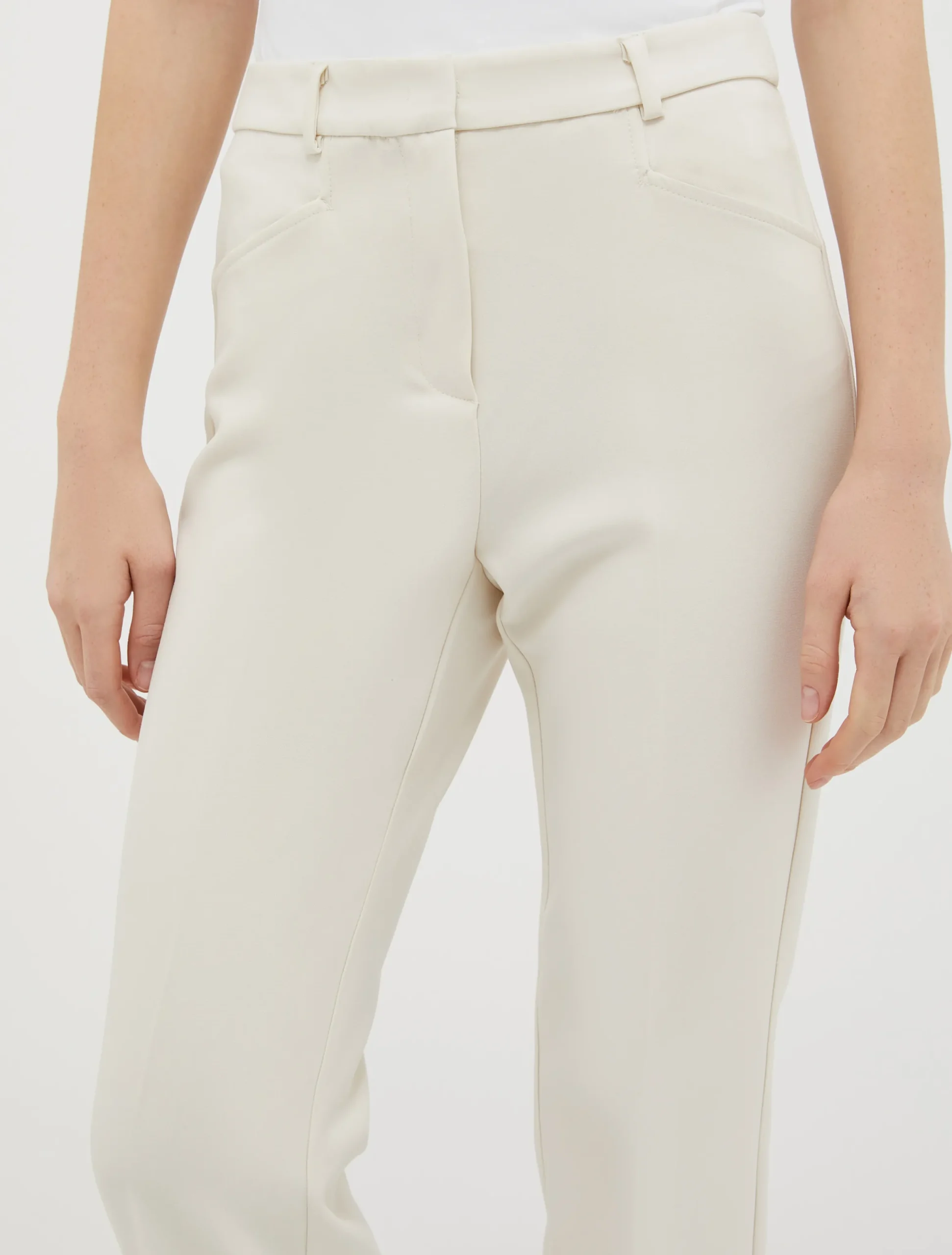Double cloth trousers