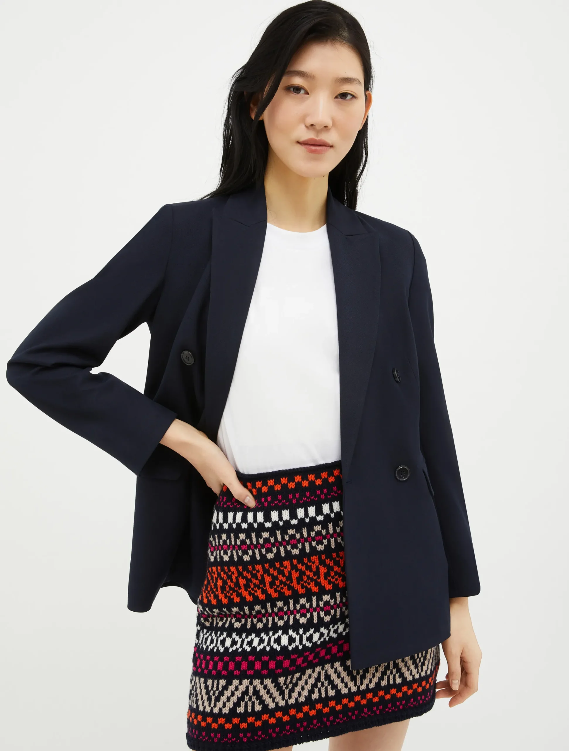 Double-breasted blazer