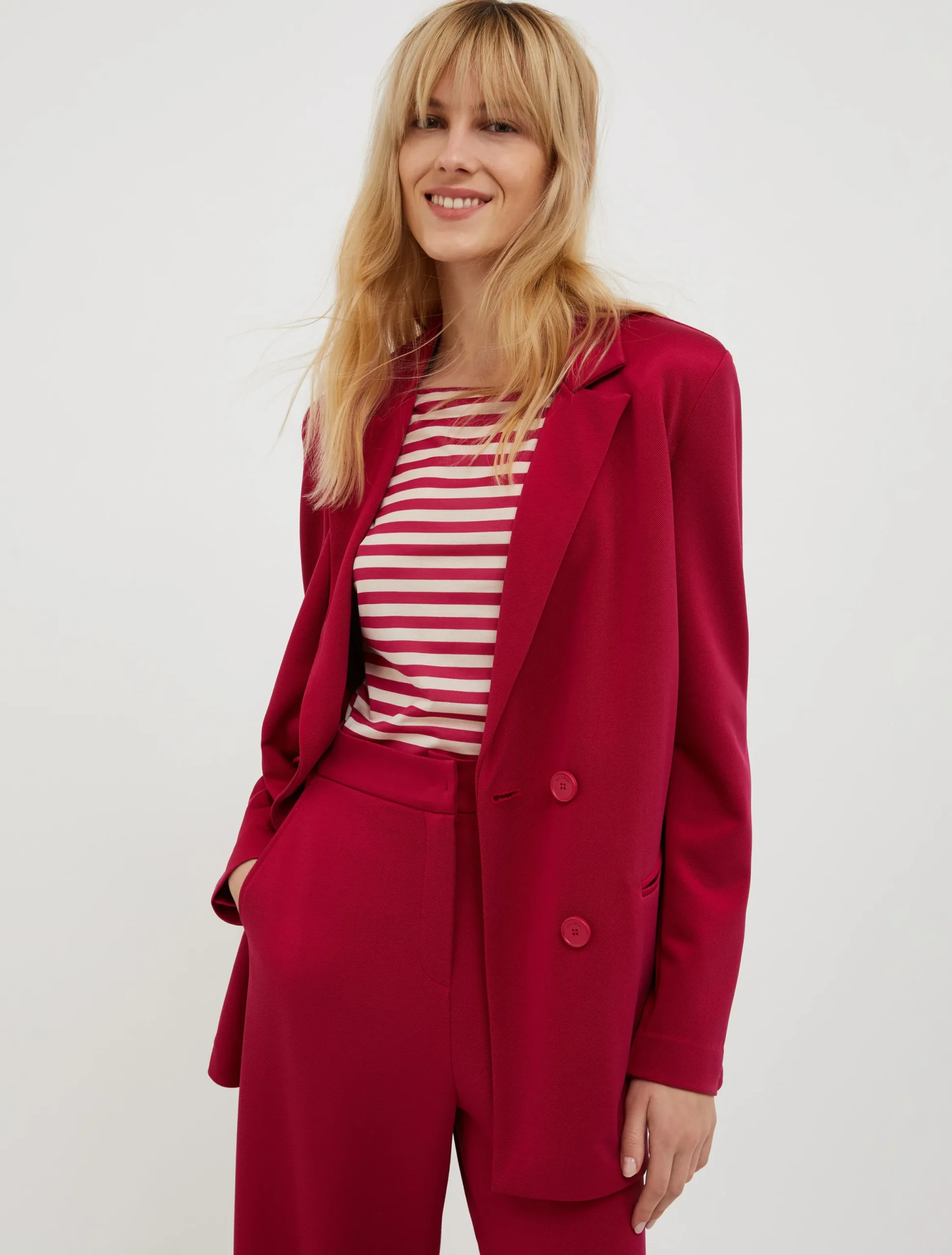 Double-breasted blazer