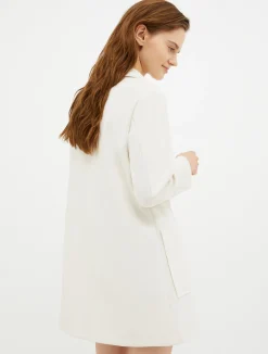 Double-cloth mini dress