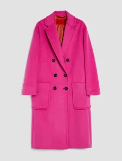 Double-faced broadcloth coat