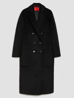 Double-faced broadcloth coat