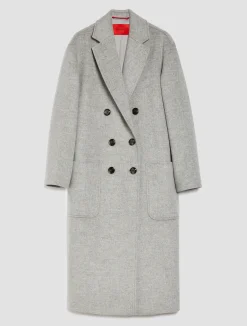 Double-faced broadcloth coat