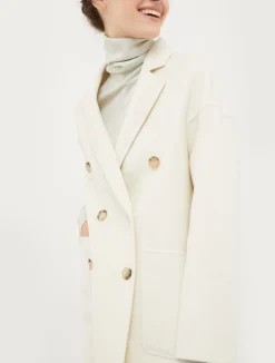 Double-sided wool coat