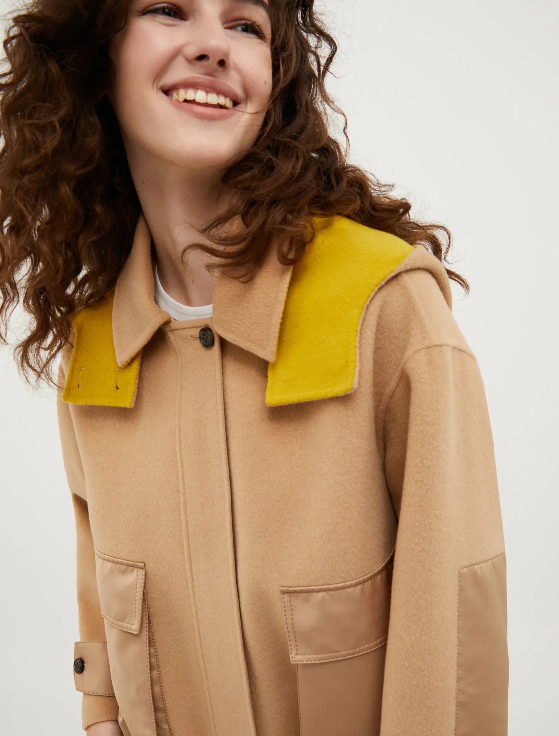 Double-sided wool jacket
