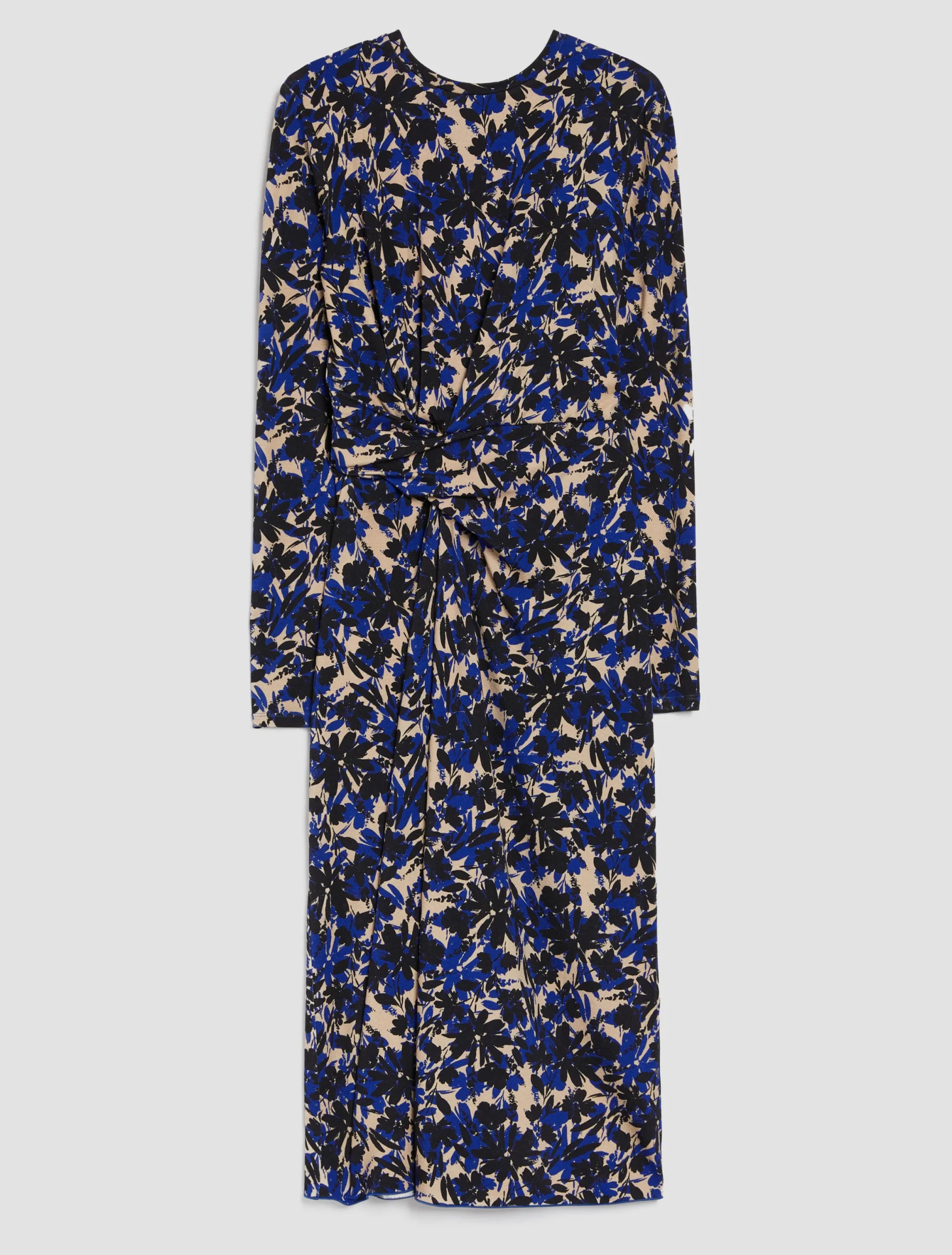 Draped jersey dress