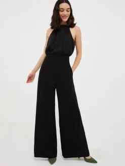 Envers satin crêpe jumpsuit