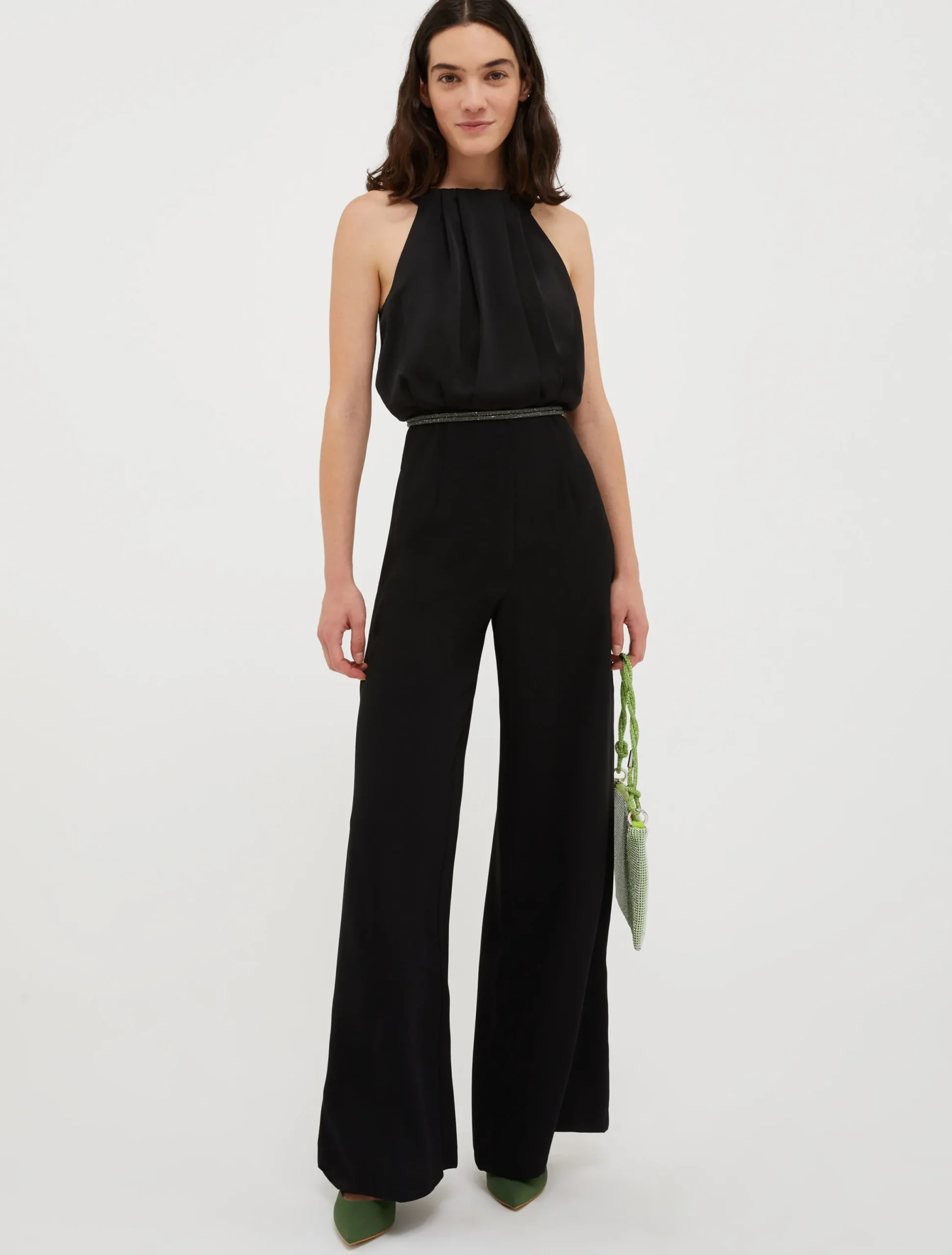 Envers satin crêpe jumpsuit