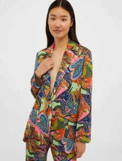 Envers-satin blazer