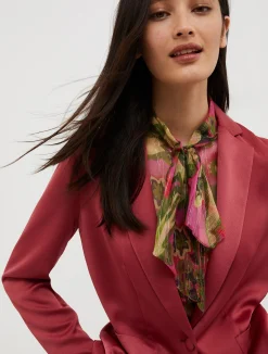 Envers-satin blazer
