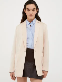 Envers-satin blazer