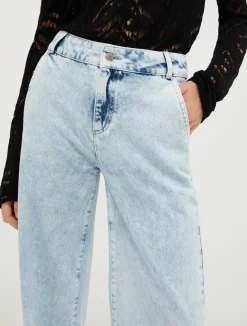 Faded palazzo jeans