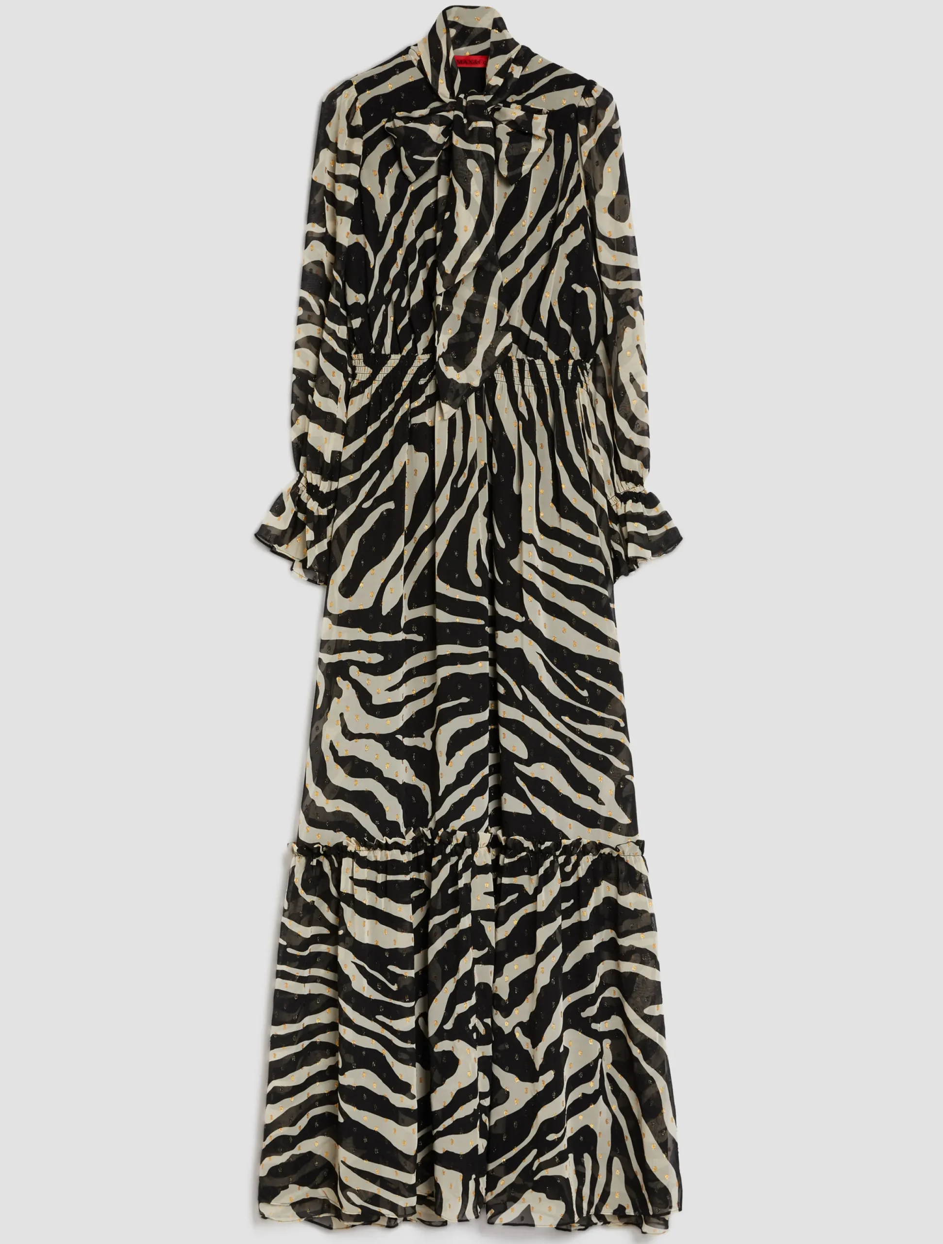 Fil-coupé maxi dress