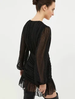 Fil-coupé mini dress