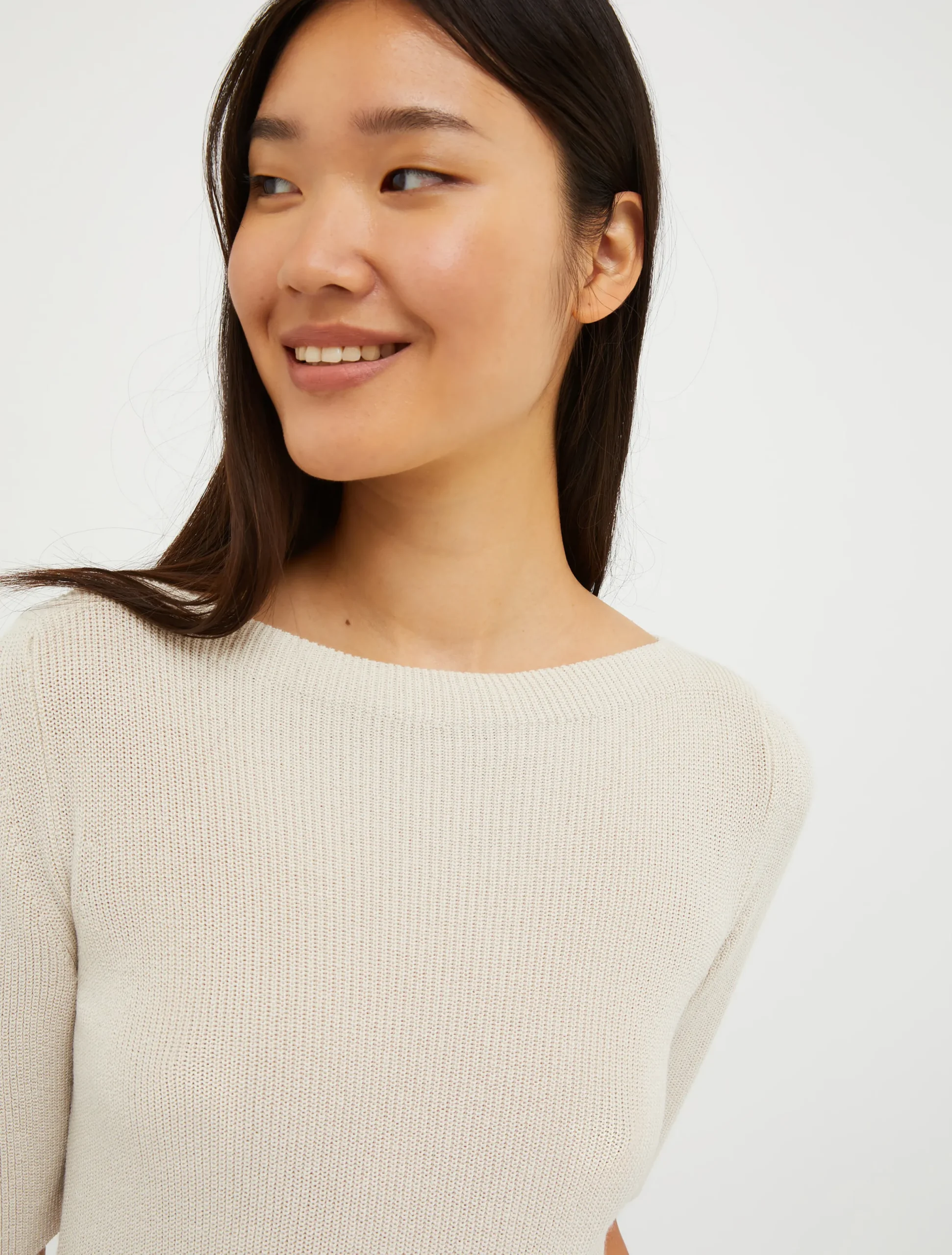 Fisherman’s rib knitted jumper