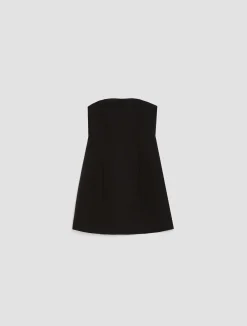 Flared bustier mini dress